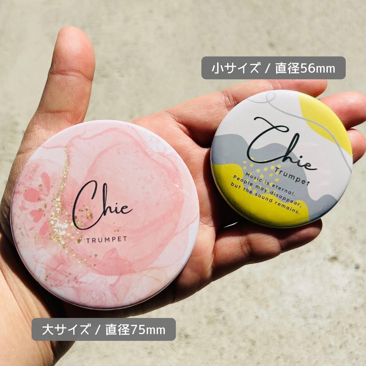 【メッセージ入り＊お知らせ缶バッジ / ミラー】アレルギー 喘息 花粉症 障害 治療 持病 疾患 通院 妊娠 | 3枚目